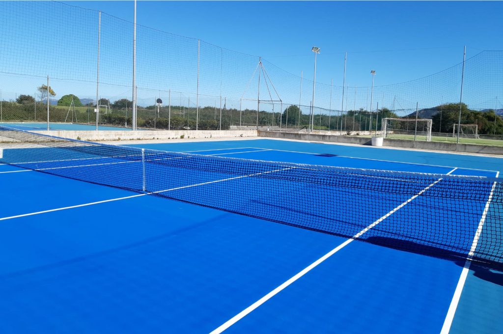 campo da tennis Olbia realizzato nel 2022