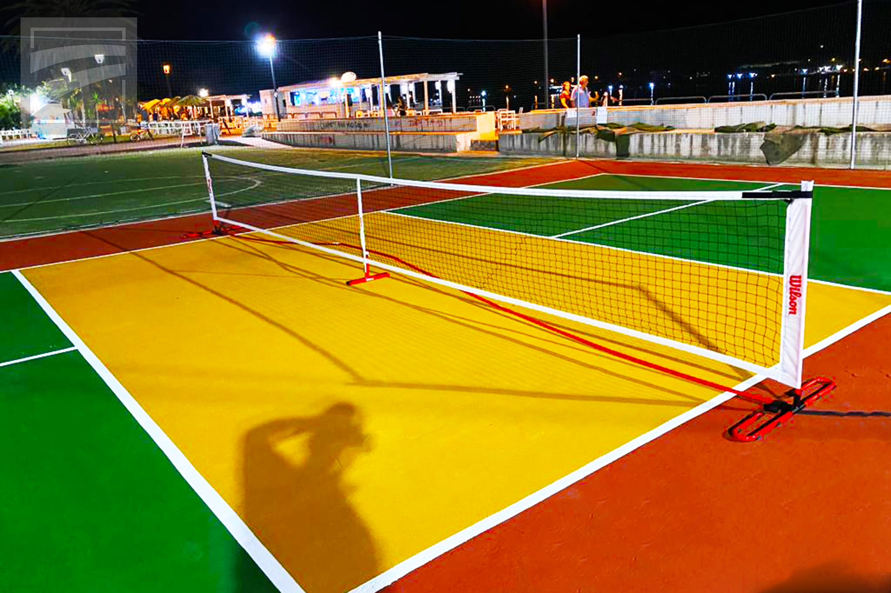 Campo da Pikleball con resine Wimbledon paint a Sapri