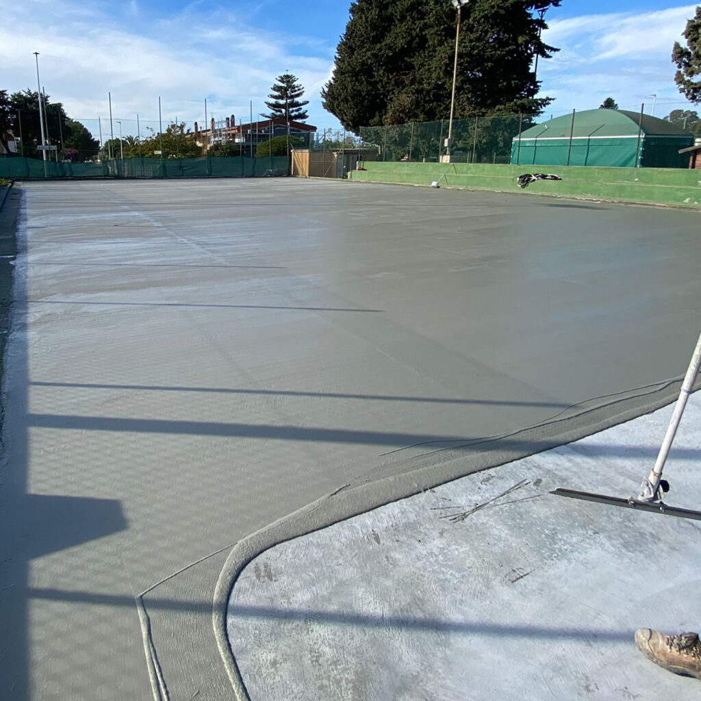 RESTAURO CAMPO DA TENNIS A QUARTU SANT'ELENA