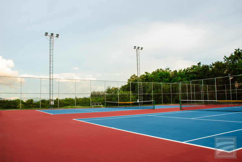 CAMPO DA TENNIS A SELLINUNTE TRAPANI IN WIMBLEDON PAINT