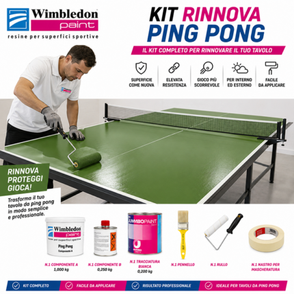 RINNOVA TAVOLO PING PONG
