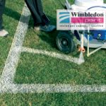 TRACCIATURA CAMPO DA CALCIO IN TERRA ED ERBA NATURALE WIMBLEDON PAINT