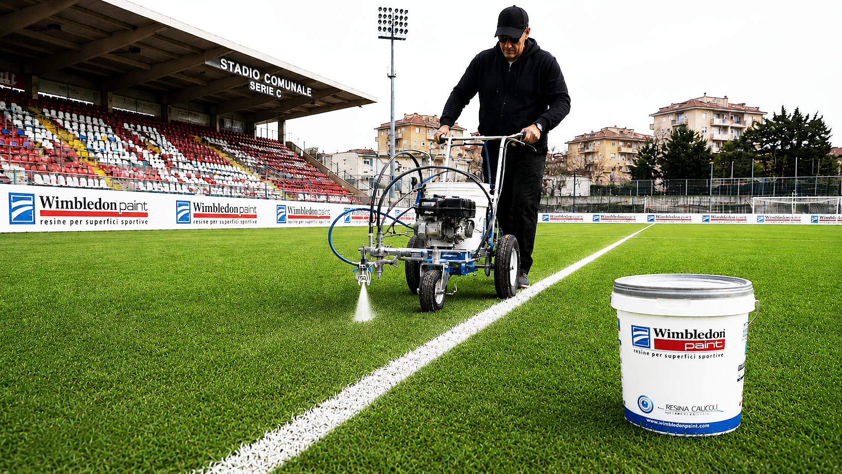 WIMBLEDON PAINT TRACCIATURA CAMPI IN ERBA E TERRA NATURALE