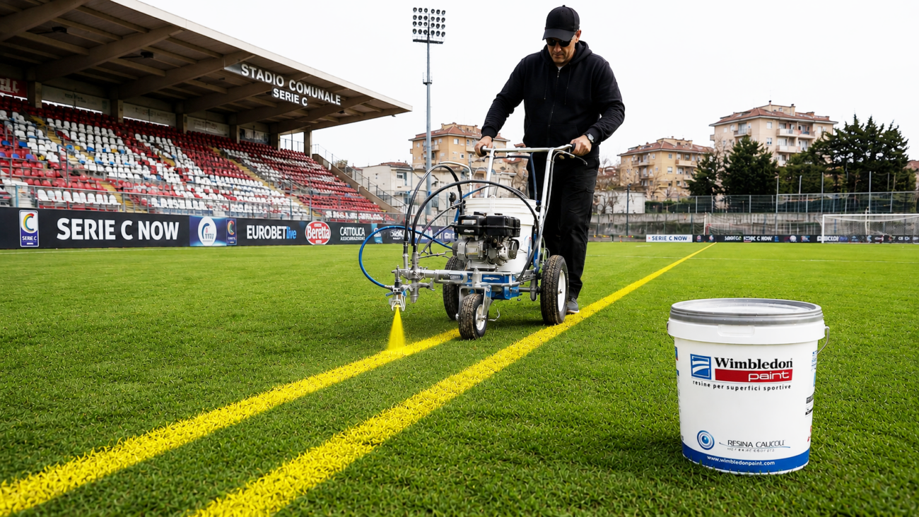 WIMBLEDON PAINT TRACCIATURA CAMPI IN ERBA E TERRA NATURALE
