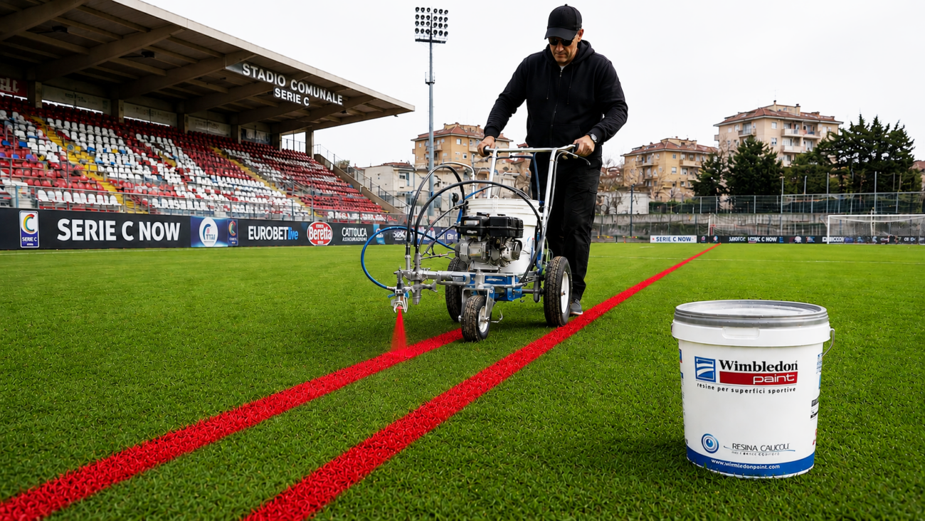 WIMBLEDON PAINT TRACCIATURA CAMPI IN ERBA E TERRA NATURALE