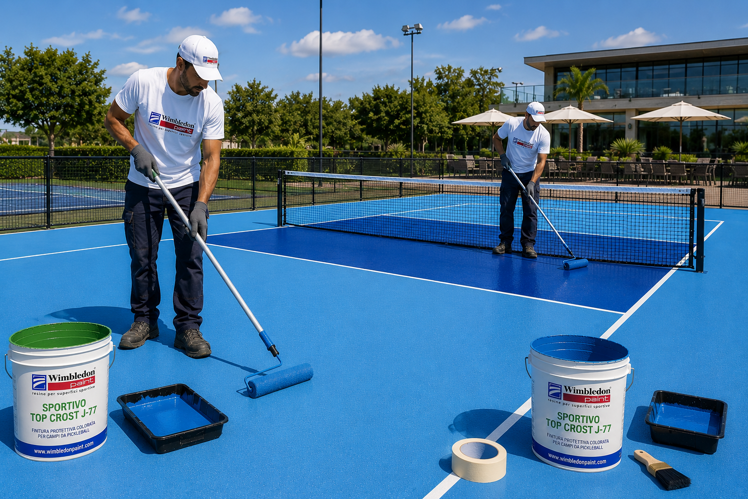 CAMPO DA PICKLEBALL WIMBLEDON PAINT