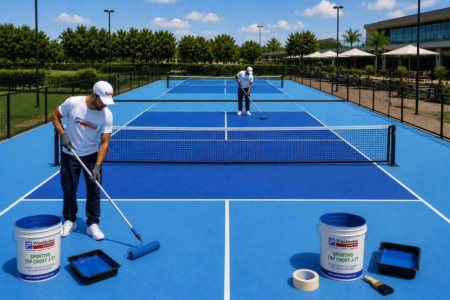 CAMPO DA PICKLEBALL WIMBLEDON PAINT