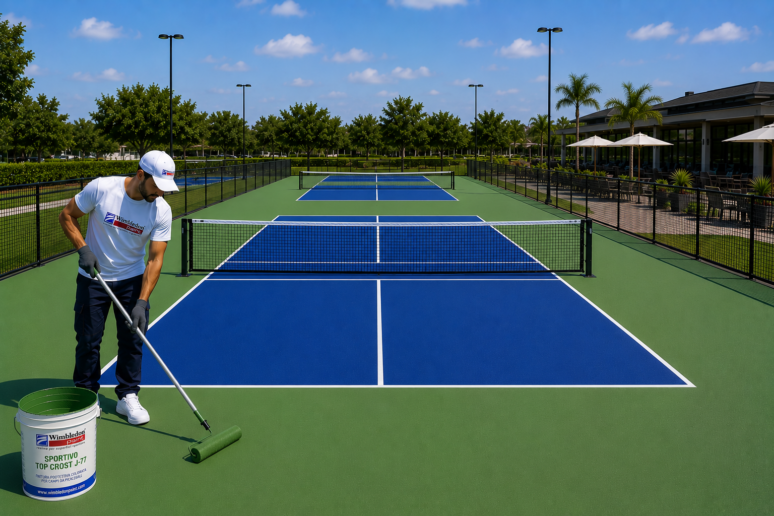 CAMPO DA PICKLEBALL WIMBLEDON PAINT