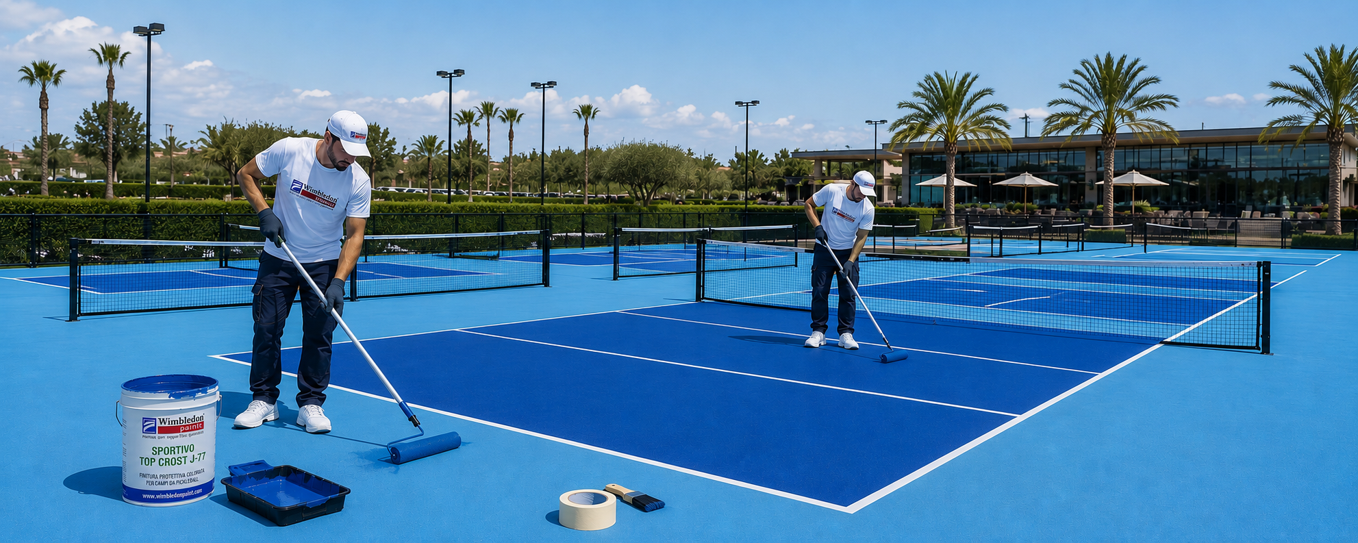 CAMPO DA PICKLEBALL WIMBLEDON PAINT