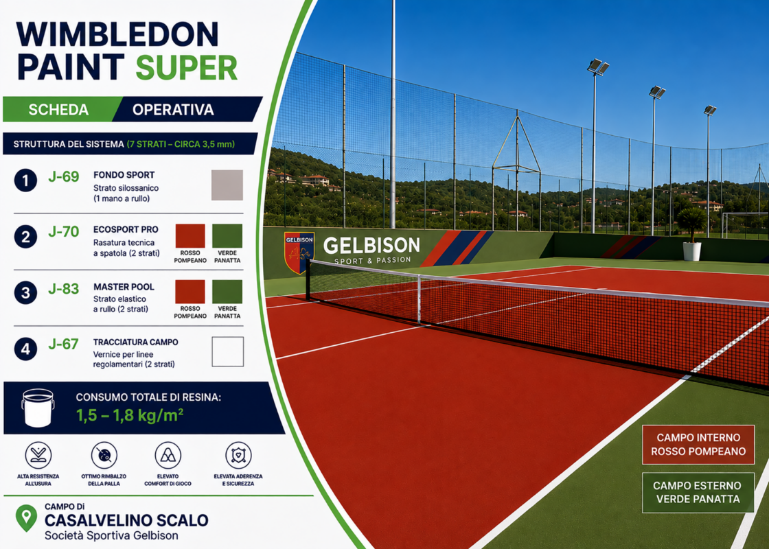 SISTEMA WIMBLEDON PAINT SUPER ITF 4