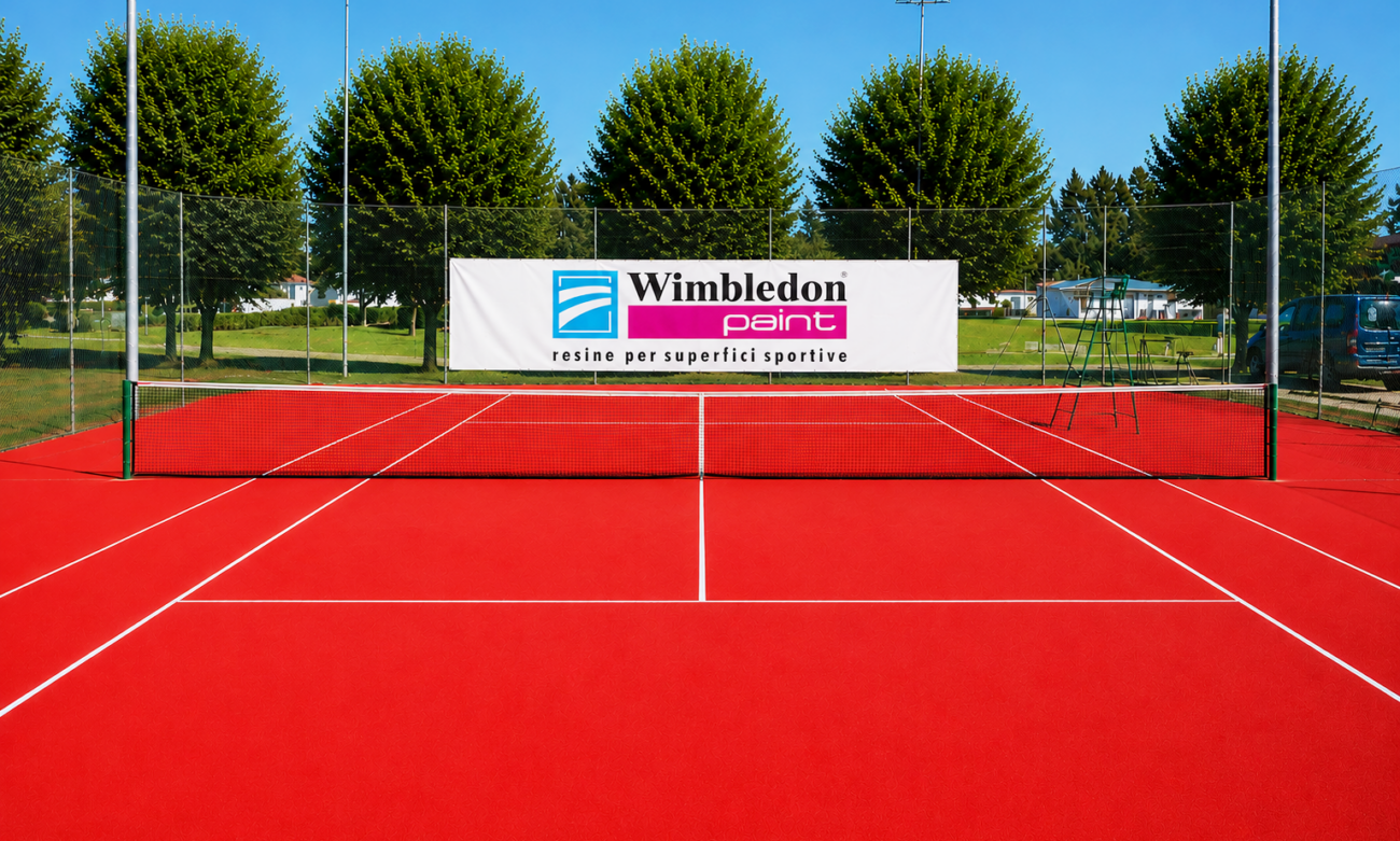 CAMPO DA TENNIS TORINO WIMBLEDON PAINT